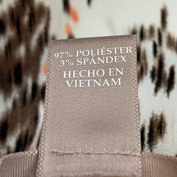 White‎ Stag Button Down Chiffon Blouse Collared XL (16-18) Long Sleeve Polyester - Picture 5 of 13